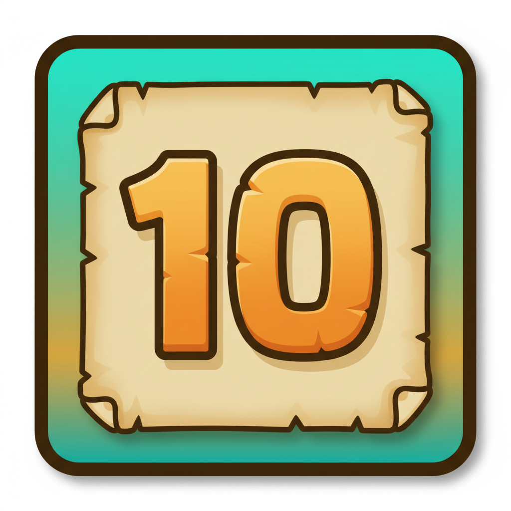 Zehn Symbol in Le Pharaoh — zahlt 2x maximum